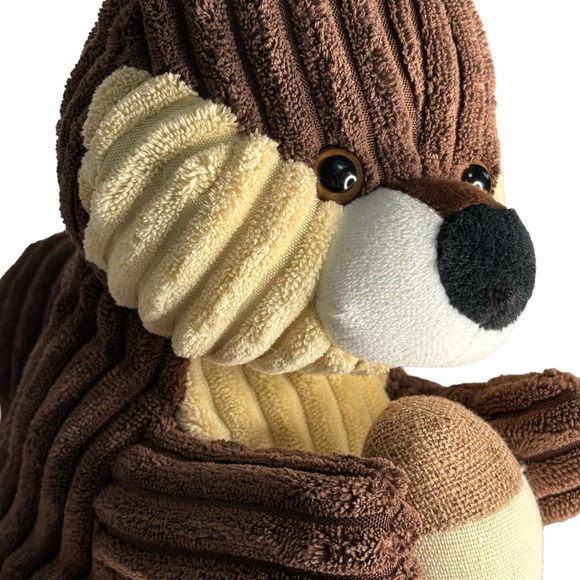 Morgan Home Squirrel Chipmunk “Dale” Weighted Plush Door Stopper Brown Corduroy - Picture 2 of 11